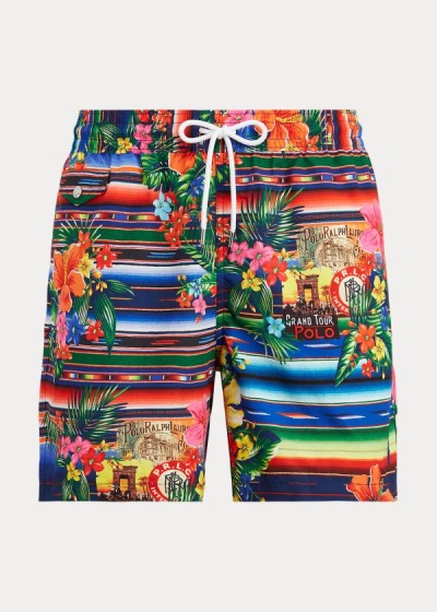 Men's Polo Ralph Lauren Floral-Serape Swimshorts | 560234SHU